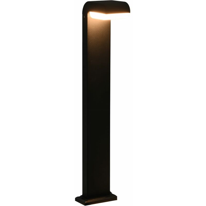 

Lámpara LED de jardín ovalada negra 9 W - Negro