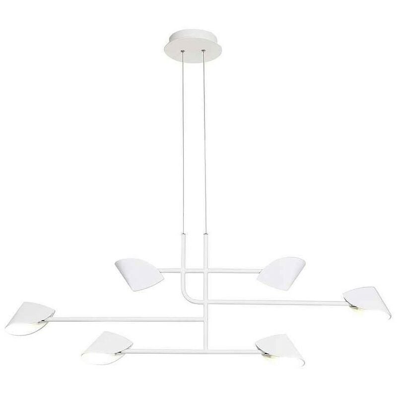 

Lámpara lineal para comedor modelo CAPUCCINA blanca led 45w Mantra