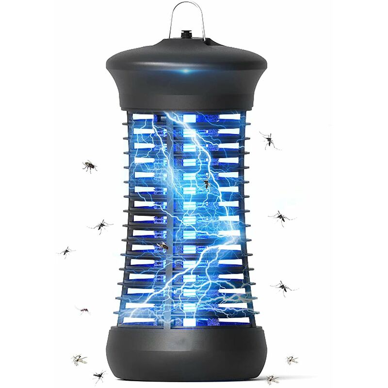 

Lámpara repelente de mosquitos, lámpara eléctrica UV para matar mosquitos de 6 W, lámpara interior para matar mosquitos, asesino portátil de moscas e