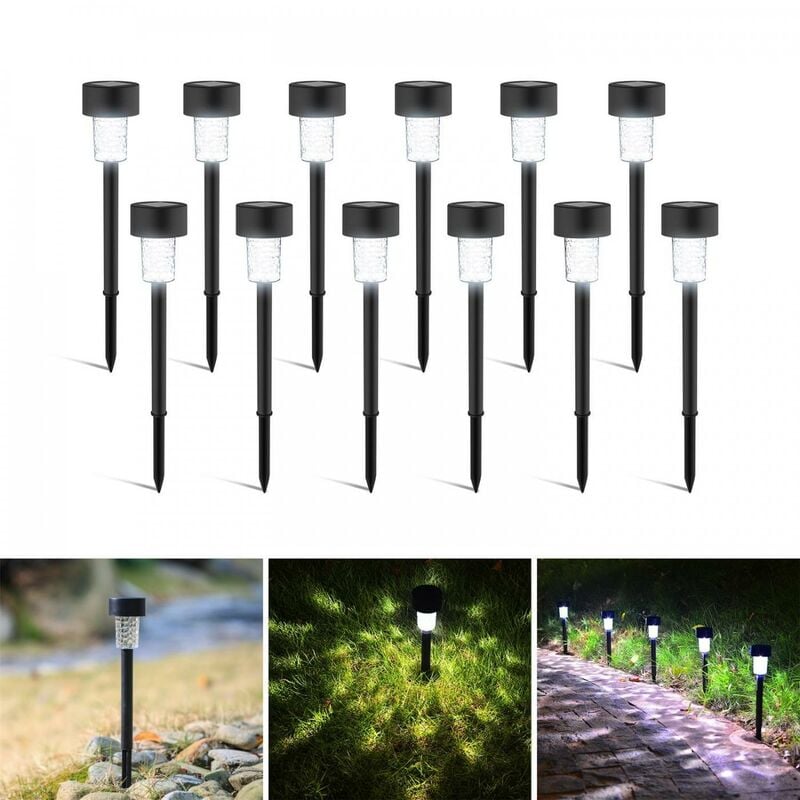 

Lámpara Solar LED Circular para Exterior Apagado y Encendido Automático