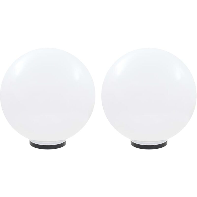 

Lámparas de bola LED 2 unidades esféricas PMMA 50 cm - Blanco