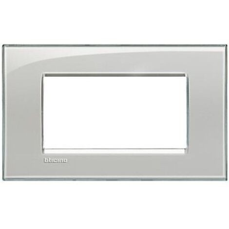 Lna4804Kg Placa Cuadra 4 Módulos Gris Hielo Livinglight