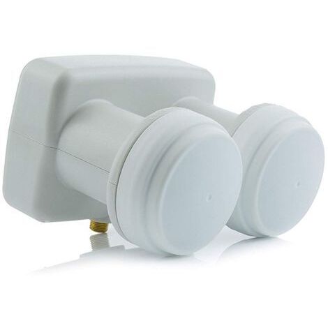 LNB Monobloc Single - OPTICUM - LMP-04H - Faible bruit 0,1 dB - Full HD/3D Ready - Double tête 6° (Astra/Hotbird)