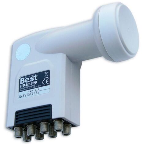 LNB OCTO 0,1 DB FULL HD BEST GERMANY HD3D808