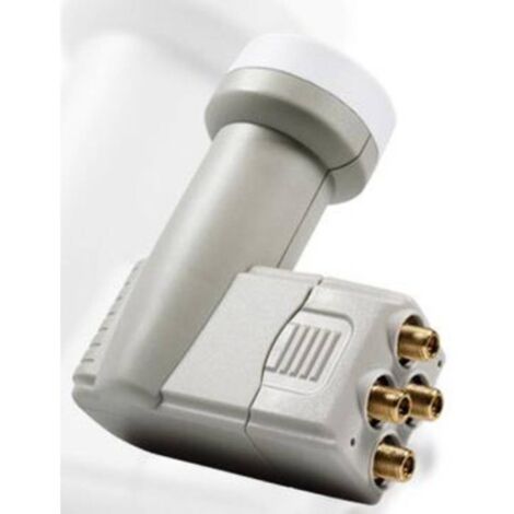 LNB quad Smart TEQS contacts de connexion dorés, résistant aux intempéries