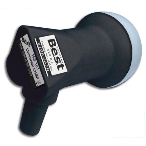 LNB Single Best Germany HG101 Bruit 0,1 dB Gain 70 dB