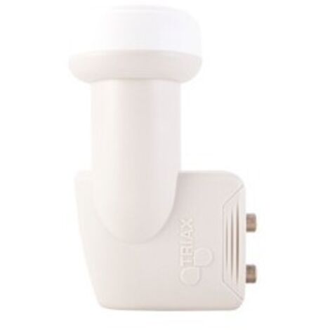 LNB Twin Universel HD - TRIAX - TTW 006 - Facteur de bruit 0.3 dB - Compatible Canal+ Astra - 2 ans garantie