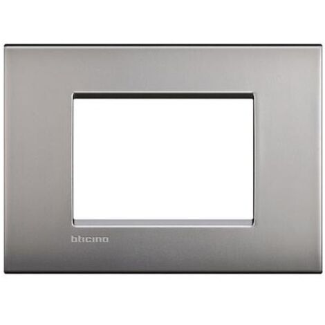Lnc4803Nk Placa Air 3 Módulos Níquel Satinado Livinglight