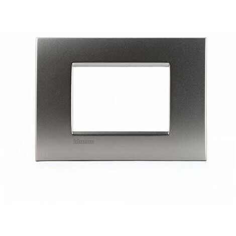 Lnc4803Nk Placca Air 3 Moduli Nichel Satinato Livinglight