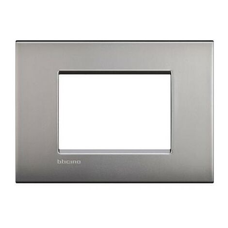 Lnc4803Nk Plaque Air 3 Modules Nickel Satiné Livinglight