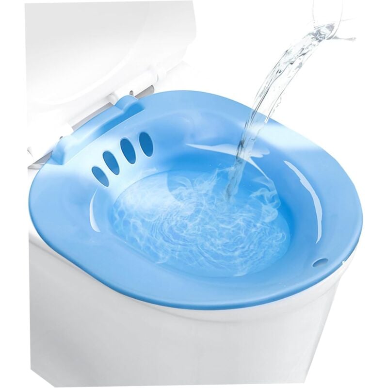 Lntyq - 1 bidet portable pour bain de siège adapté à la fixation des toilettes, convient aux toilettes universelles, adapté aux plaies post-partum,