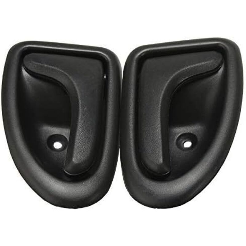 Lntyq 1 par de manijas interiores de puerta delanteras y traseras izquierda y derecha compatibles con Renault Megane Clio Scenic Trafic