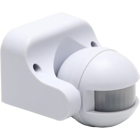 Lntyq 1 pièce Interrupteur de lumière à capteur de Mouvement PIR AC220V-240V, Interrupteur Mural Haute sensibilité pour Utilisation intérieure et extérieure, Plage de détection 12 m à 180 °