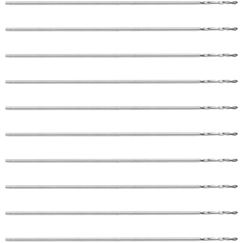 10 pièces foret hélicoïdal petite tige droite perles machines-outils de forage K10 0.3mm - Lntyq