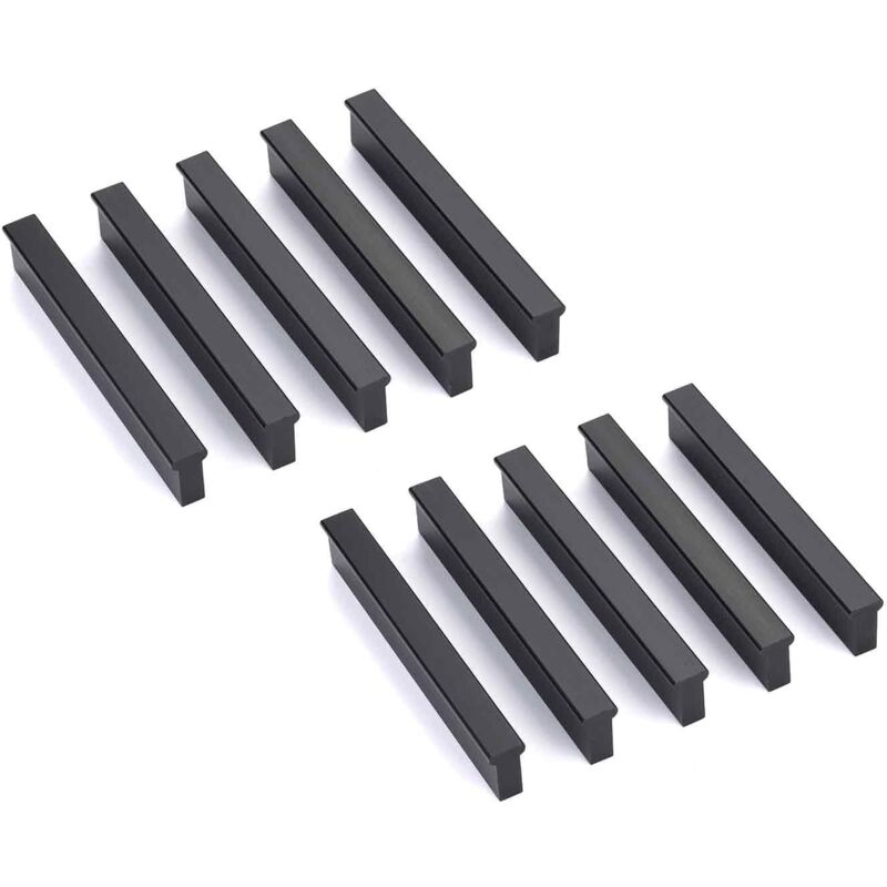 Lntyq - 10 Pièces Poignee de Meuble Cuisine Boutons de portes Cuisine Poignées Meubles avec Vis pour Tiroir Placard Intérieure Meuble Tirer,Distance