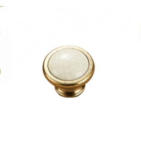 Lntyq 10 Stück Keramik-Schubladentürgriffe, 36 mm runde Schubladenknöpfe, Vintage-Möbelknöpfe, Türknöpfe, Möbelgriffe für Schrank, Küche, Kinderzimmer