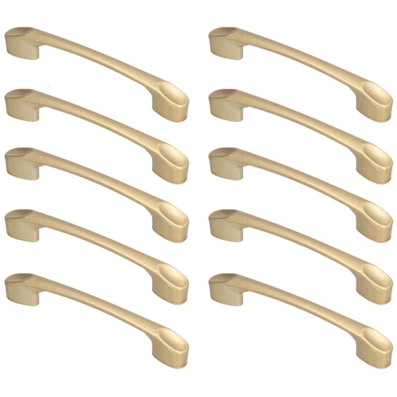10 x Cuisine Armoire Porte Poignées Placard Tiroir Chambre Meubles Tirer Entraxe 133MM - Lntyq