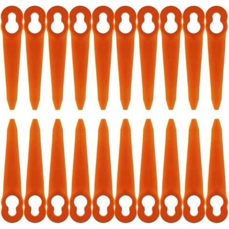 Lntyq 100 lames pour Stihl PolyCut 2-2 PolyCut 3-2, FSA 45 FSA 57 FSE 52, lames en plastique pour tondeuse sans fil Stihl
