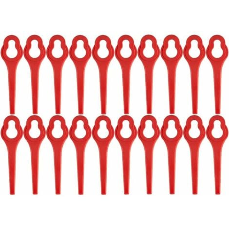Lntyq 100er-Pack Ersatzklingen für Akku-Trimmer GFART 18 – Kunststoffklinge für Trimmer von GFART