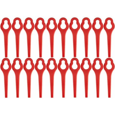Lntyq 100er-Pack Ersatzklingen für Akku-Trimmer GFART 18 – Kunststoffklinge für Trimmer von GFART