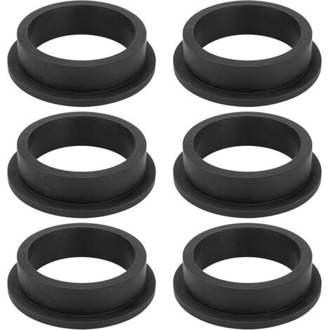 Lntyq 11228 Ersatz-O-Ring für Intex-Schwimmbecken – Gummidichtscheiben – Schwimmbadzubehör – Poolzubehör – Sandfilter – Ersatzteile (schwarz, 6er-Pack)