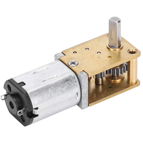 Lntyq 12-V-Gleichstrom-Getriebemotor, Mini-Metallgetriebemotor, hohes Drehmoment, kleiner Motor für Elektrowerkzeuge, Drehzahlreduzierung im Uhrzeigersinn/gegen den Uhrzeigersinn