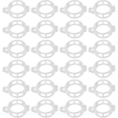 Lntyq 150 Stück Pflanzenclips, Tomatenclips, Rankclips, Stützclips für Kletterpflanzen, Ranken, Stängel, Tomatenstützarbeiten
