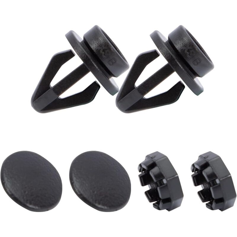 Lntyq 2 clips de repuesto para bandeja trasera (799161KA2A) compatibles con Nissan Juke (2010-2014)