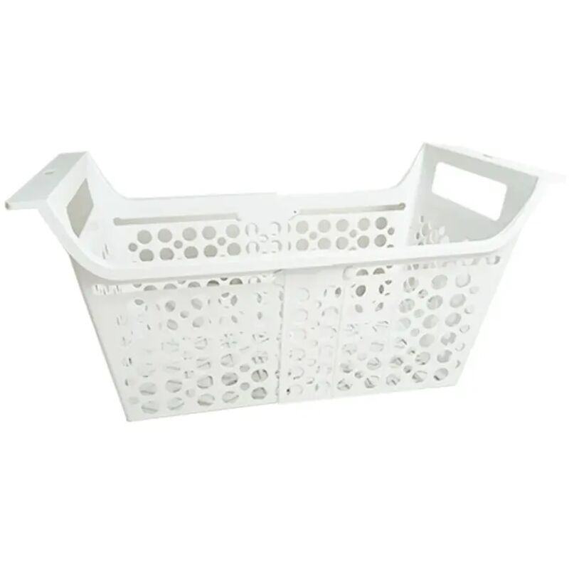 2 pièces Bac de Rangement pour Congélateur Coffre, Organisateur de Congélateur enABS, Lourde Extensible avec Poignée pour la Cuisine - Lntyq