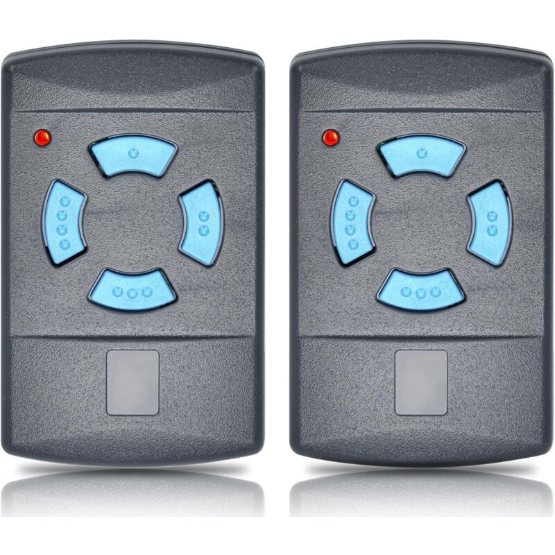 Lntyq - 2 Pièces Telecommande Garage 868.3 MHz, Télécommande Portail Universelle avec 4 Boutons Compatible pour Hormann HS1 HS2 HS4 HSE2 HSM2 Porte