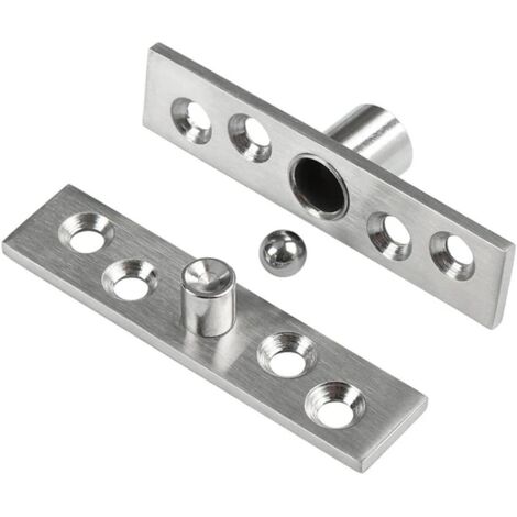 Lntyq 2 Stück 100 mm x 23,7 mm Edelstahl 360° drehbares Türscharnier