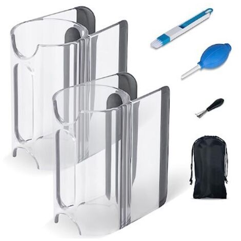 Lntyq 2 Stück Clip-Zubehörhalter für Staubsauger V7 V8 V10 V11 V12 V15, Bürstenaufbewahrung, Organizer, Staubsauger-Set, mit Reinigungswerkzeugen