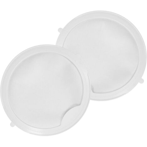 Lntyq 2-teiliges Ersatzfilterset für den ersten Filter, kompatibel mit Whirlpool-Zubehör, Mehrzweckfilter für Whirlpools, weiß, Kunstfaser, 19,5 x 21,5 cm