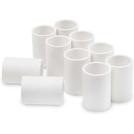 Lntyq 20 Pcs 32mm Gerade Slip Stecker PVC Rohr Fitting Winkel Fitting Garten Wasser Rohr Fitting