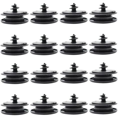 Lntyq 20 Pièces Clips Universels pour Tapis de Sol de Voiture,Clips de Fixation pour Tapis de Voiture 3 en 1,Supports de Fixation pour Tapis de Sol de Voiture