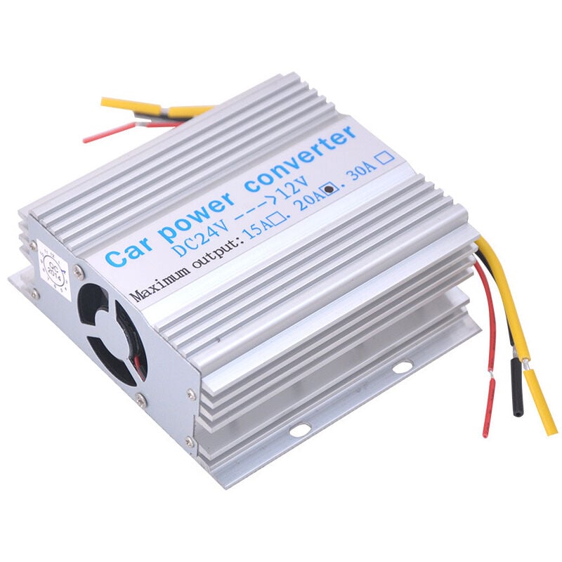 Lntyq 240W DC 24V à 12V convertisseur de puissance de voiture 20A régulateur abaisseur transformateur alimentation（10.4104cm）