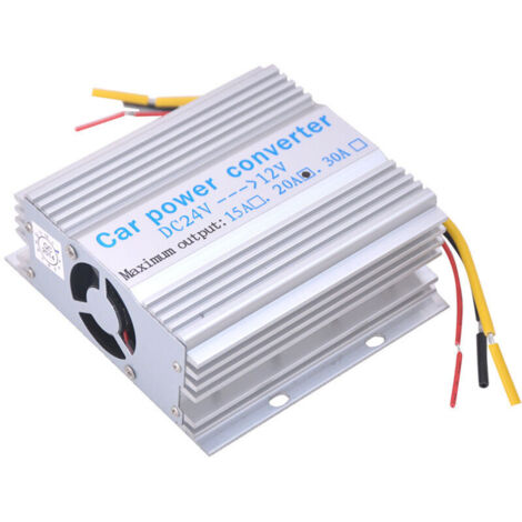 Lntyq 240W DC 24V à 12V convertisseur de puissance de voiture 20A régulateur abaisseur transformateur alimentation（10.4104cm）