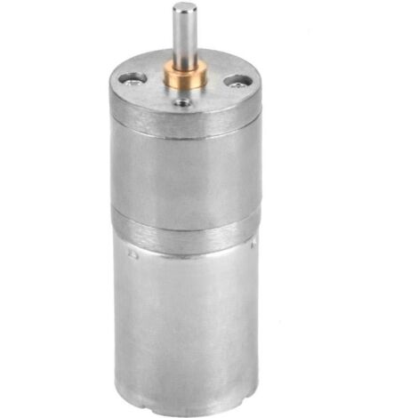 Lntyq 25GA-370 25mm DC 12V Mikrogetriebemotor, langsam laufender Metallgetriebemotor für elektronische Schlösser (5 U/min)