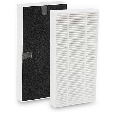Lntyq 2er-Pack Ersatz-Dual-Action-Filter, kompatibel mit Febreze FRF102B und Honeywell U-Filter HRF201B, passend für Honeywell Tisch- und Turm-Luftreiniger der Serien HHT270W und HHT290