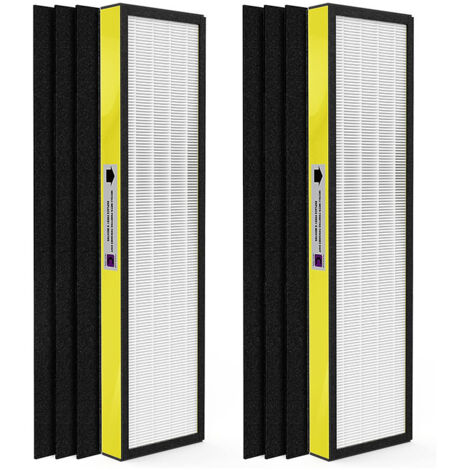 Lntyq 2er-Pack HEPA FLT5300 C Ersatzfilter, kompatibel mit AC5000, AC5000E, AC5250PT, AC5350B, AC5350BCA, AC5350W, AC5300B