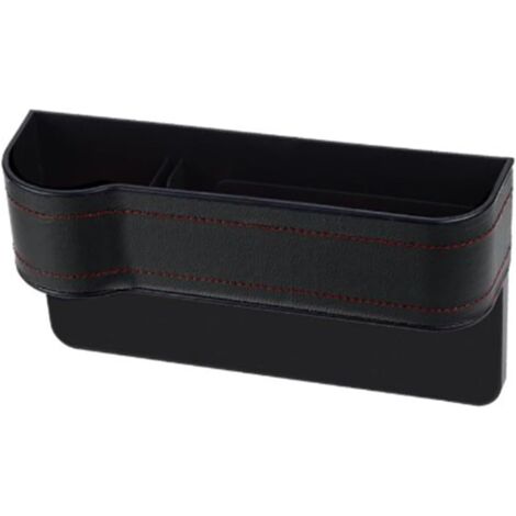 Lntyq 2er-Pack Näh-Organizer für Autositze aus PU-Leder, Multifunktions-Organizer, Getränkehalter, Kartenfach, Geldbörse, Handy, Schlüssel