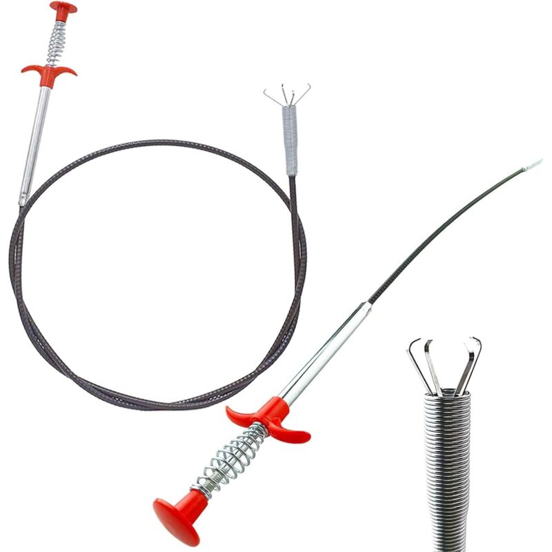 Image of Lntyq 2er-Set flexible Krallenklemmen für Arbeiten auf engstem Raum (90 cm/200 cm)