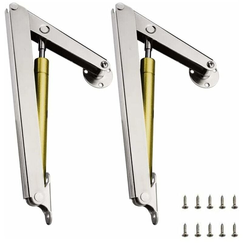 Lntyq - 2pcs Vérins à Gaz 150N Verin Hydraulique Verin Meuble Amortisseur Porte Placard Pour Armoires Bibliothèques Meuble