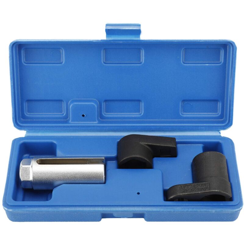 3 Pièces Douille Sonde Lambda 22mm, Clé à Douille de Sonde Lambda et Capteur d'Oxygène pour Voiture, avec Boîte - Lntyq