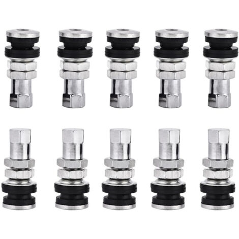 Lntyq 3,3 cm x 1,4 cm Schlauchlos-Reifenventil für Auto und Motorrad