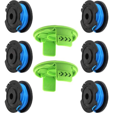 Lntyq 3411546A-6 Spulenkappe für Freischneider von Green-works, 24 V, Serie 15 Fuß 0,08 Zoll, kompatibel mit Green-works G24LT