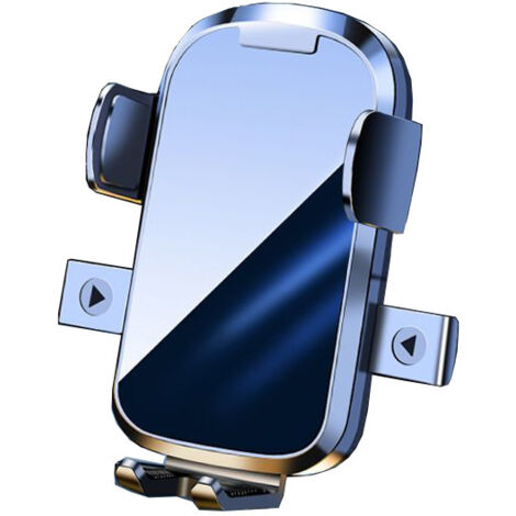 Lntyq 360 Grad drehbarer Autotelefonhalter für die Lüftungsschlitzhalterung im Auto, Auto-GPS-Halter (schwarz)
