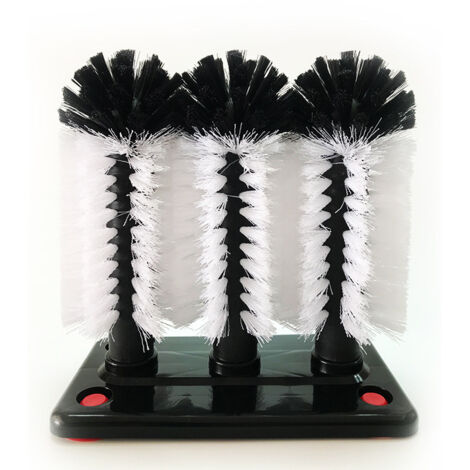 Lntyq 3er Set Glasreinigungsbürsten mit Saugnapf