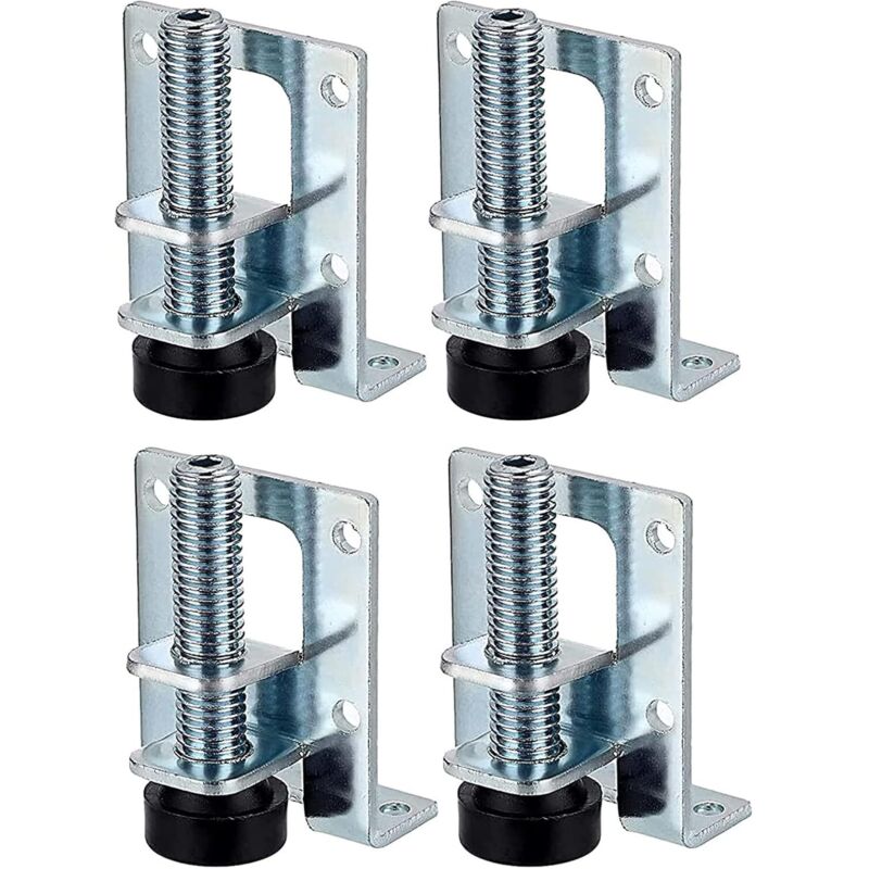 Lntyq 4 niveles ajustables para muebles, patas niveladoras resistentes, patas niveladoras para muebles, patas ajustables para mesas, estantes,