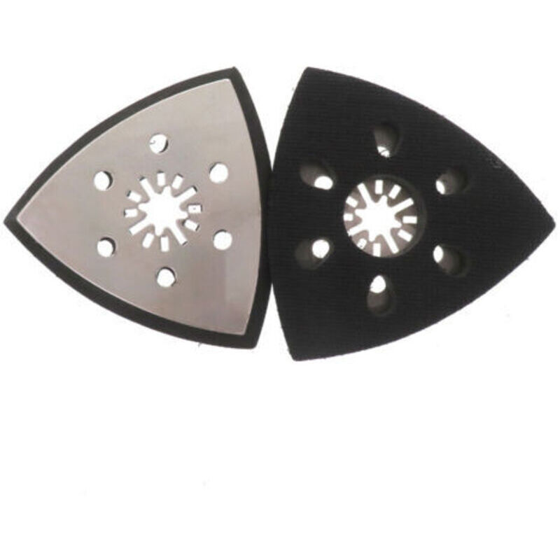 4 pièces patin ponceuse triangulaire, plateau ponceuse triangulaire, accessoire outil
